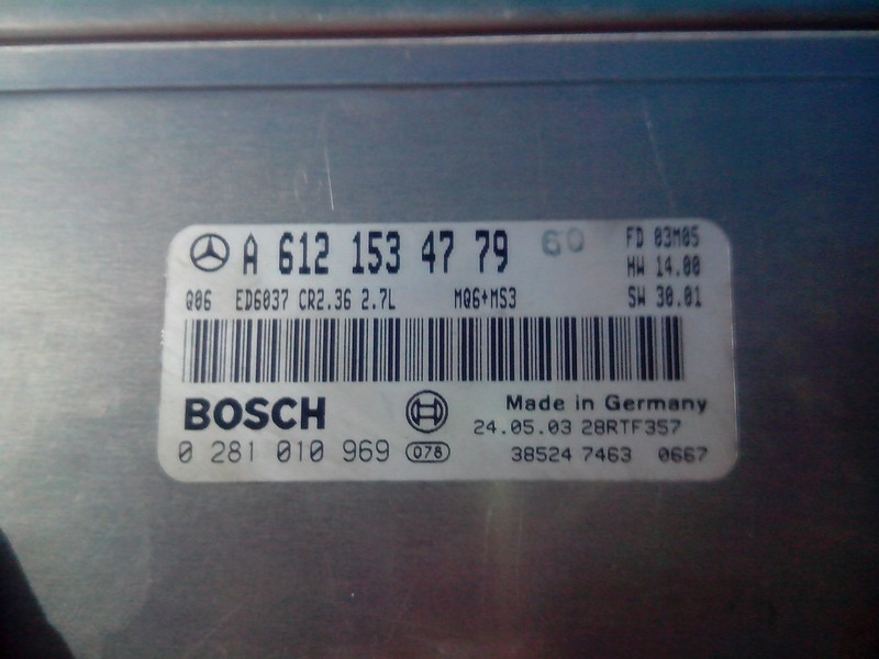 Блок управления двигателем A 612 153 47 79   Mercedes M-Class, Mercedes Sprinter