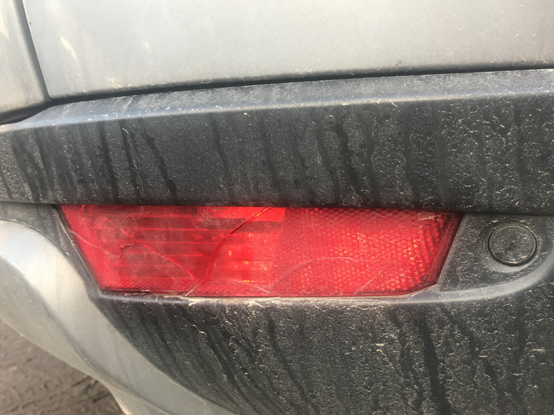 Катафот заднего бампера правый Land Rover Range Rover Evoque 2011 г.  2.2 л дизель Львов