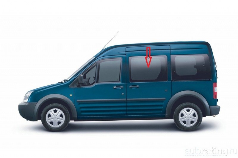 Стекло задней двери Ford Tourneo Connect  2010 1.8 Дизель Харьков