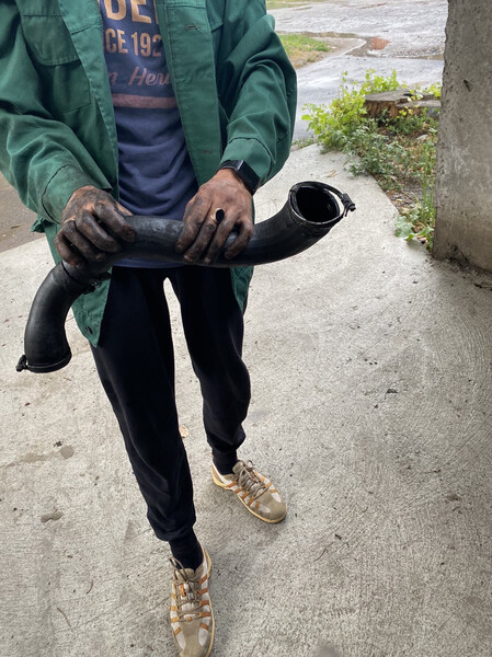 Патрубок интереулера Ford Focus универсал 2011 г.  2.0 л дизель