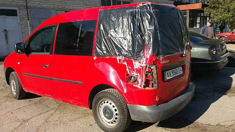 Четверть кузова задняя левая с закатом под крышу Volkswagen Caddy 3  2008 1.9 Бензин Харьков