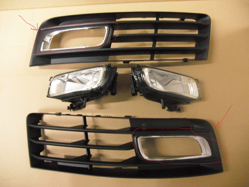 Накладки на туманки Audi A8  2009 3.0 Дизель Ивано-Франковск