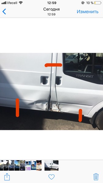 Права частина кузова Ford Transit  2008 2.2 Дизель Київ