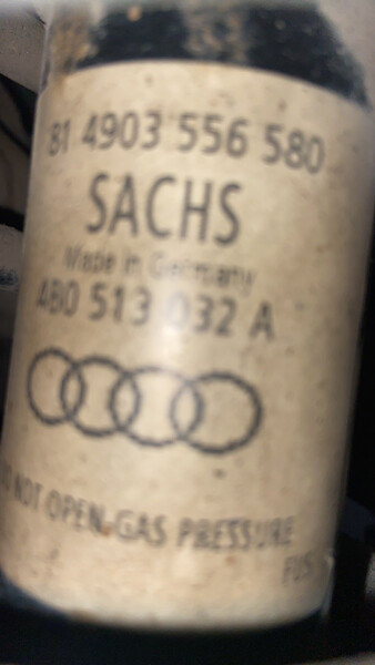 Амортизатор задний Audi A6 C5  2003 3.0 Бензин Полтава