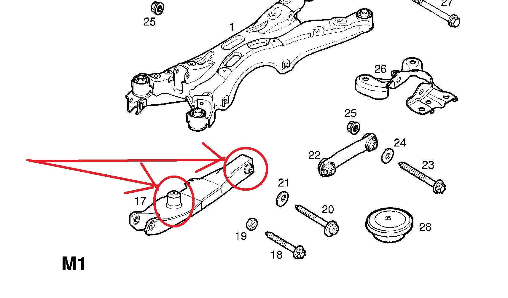 Важіль незалежної підвіски колеса 04 23 034   Opel Vectra