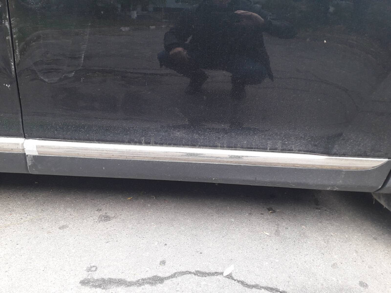 Молдинг на порог правый Toyota Highlander  2011 3.5 Бензин Киев