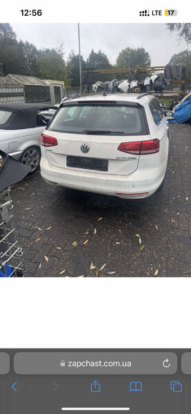 Бампер білий під парктроніки в зборі Volkswagen Passat B8  2016 универсал 2.0 Дизель Луцк