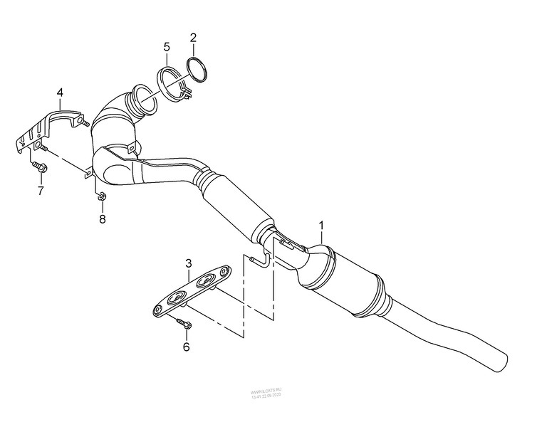 Каталізатор Volkswagen Jetta 6 2015 р.  1.8 л бензин Винники