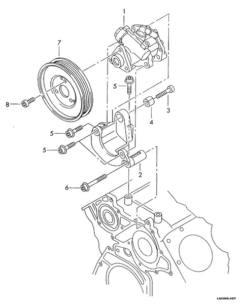 Насос гідропідсилювача керма 4B0 145 156 N   Audi A6 allroad quattro