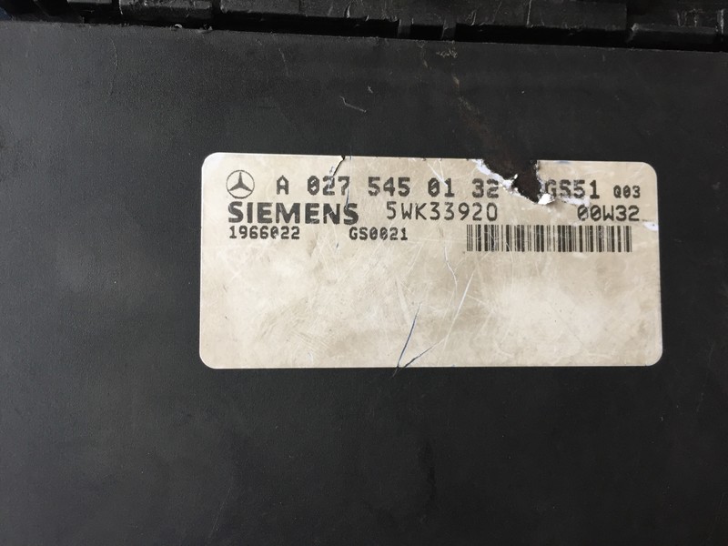 Блок управления АКПП A0275450132   Mercedes E-Class