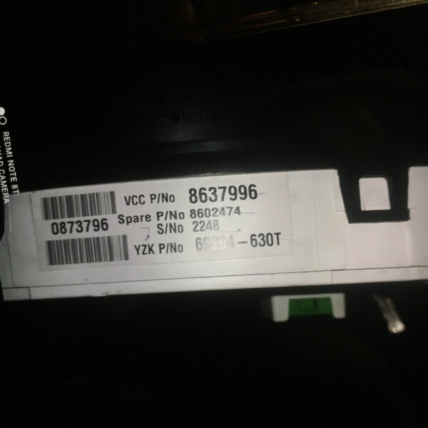 Щиток приборов 8637996   Volvo S60, Volvo V70