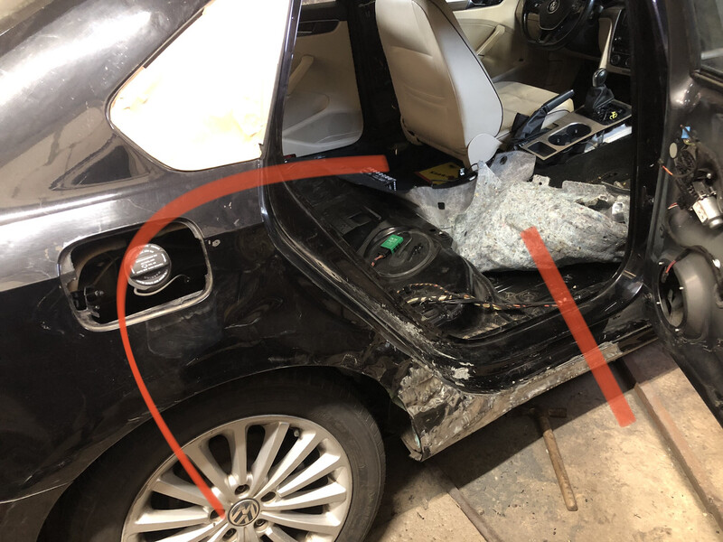 Сапожок задний правий Volkswagen Passat B8  2017 1.8 Бензин Буча