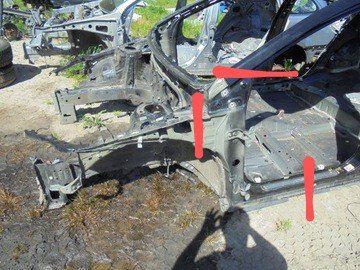 Левая передняя стойка кузовная Toyota Avensis  2012 2.0 Бензин 