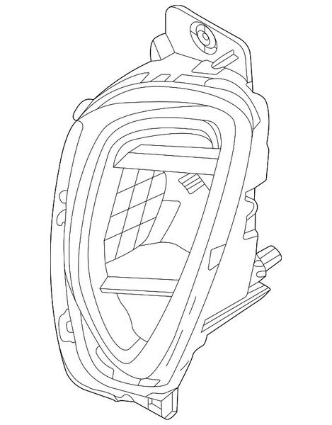 Front right fog light led Ford Escape Titanium 2020 г.  2.5 л гибрид Хмельницкий