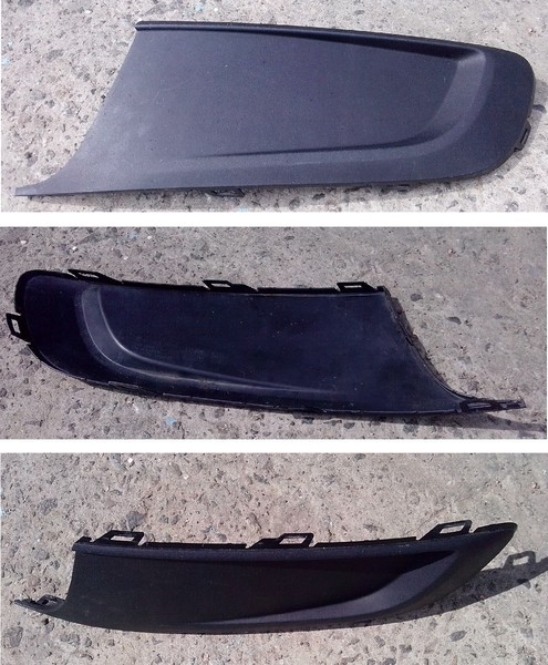 Правая накладка переднего бампера Volkswagen Touran ECO FIEL 2010 1.4 Бензин Белая Церковь