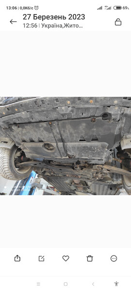 Защита двигуна пластмасова Mazda 5  2010 універсал 2.0 Бензин 