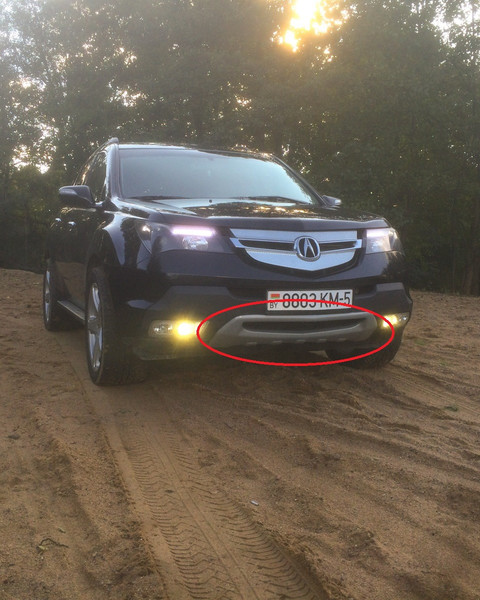 Накладка бампера Acura MDX  2007 3.7 Бензин Винница
