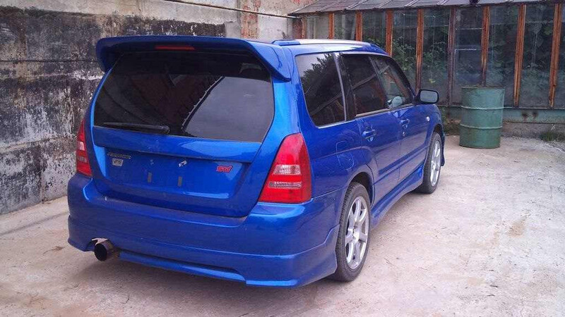 Спойлер крышки багажника Subaru Forester SG  2007 