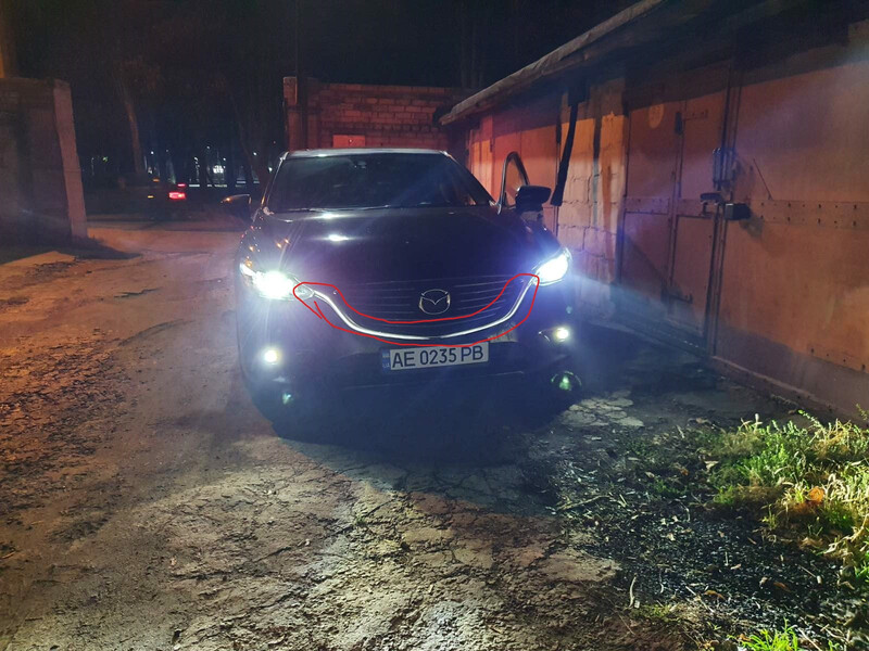 Led подсветка решетки Mazda 6  2016 Запорожье