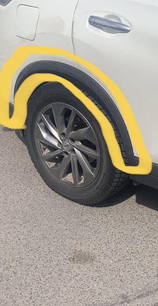 Накрильник Nissan Rogue  2016 2.5 Бензин 