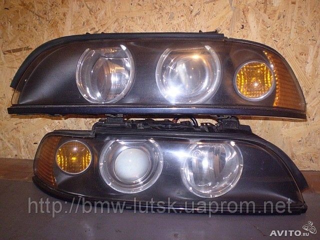Передние фары BMW 5 Series E39  2002 2.2 Бензин Артемовск