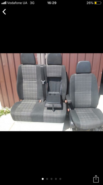 Сиденья передние 1,2 Mercedes Sprinter 2007 г.  2.2 л дизель Мукачево