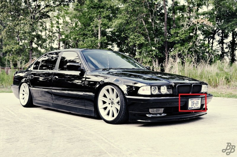Накладка переднего бампера BMW 7 Series  2001 4.4 Бензин Киев