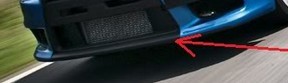 Нижняя накладка переднего бампера Mitsubishi Lancer Evolution X 2008 2.0 Бензин Киев