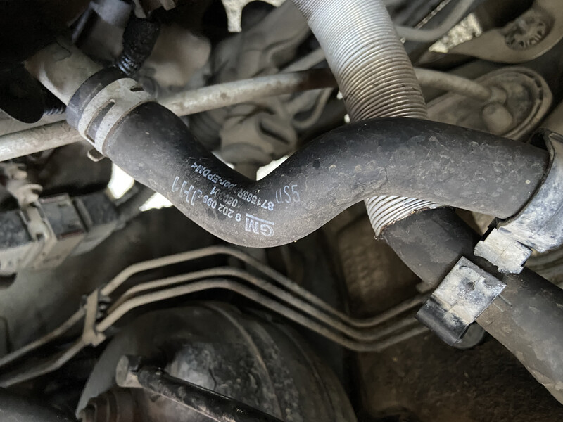 Патрубки печки Opel Vectra C  2007 2.2 Бензин 
