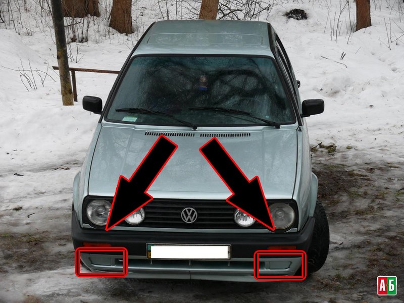 Подфарники Volkswagen Golf II 1990 г.  1.1 л бензин Сумы