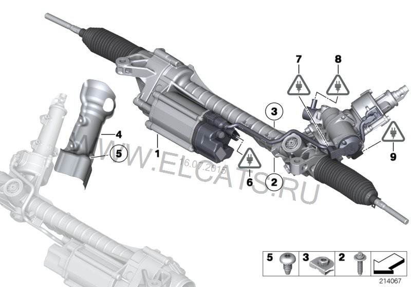 Рулевая рейка 32 10 6854651   BMW 5 Series