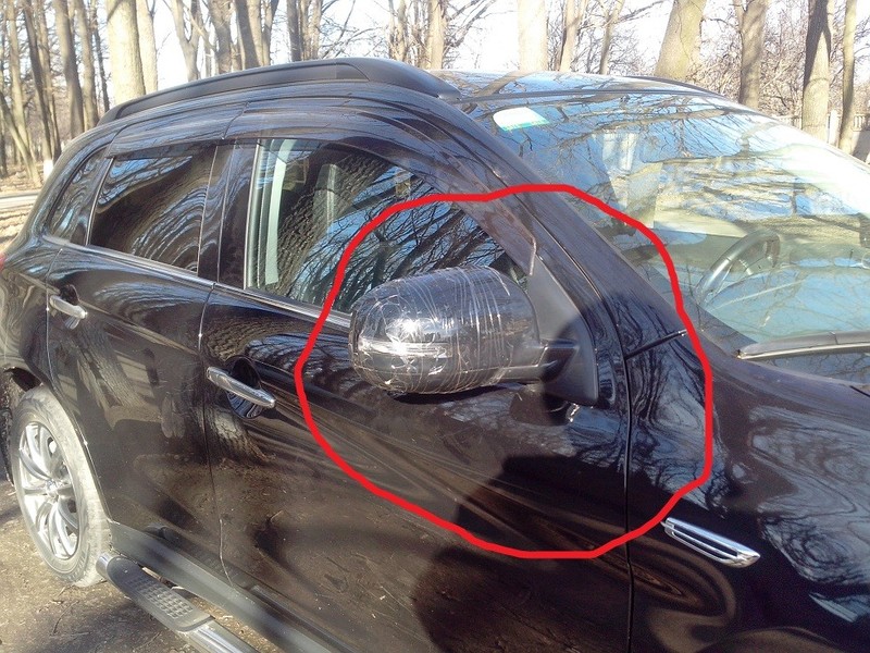Зеркало правое Mitsubishi ASX  2013 1.6 Бензин Одесса