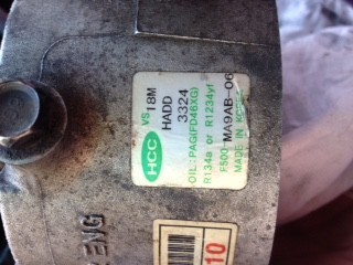 Шкив компрессора кондиционера 97701-2B750   Hyundai Santa FE