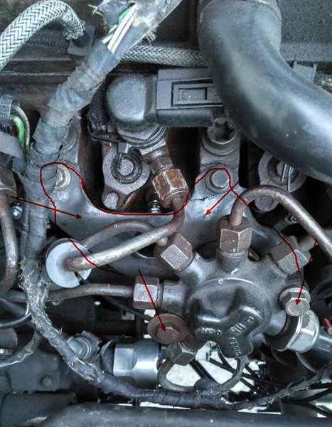 Крепление распределителя Ford Transit Connect  2008 1.8 Дизель Ужгород