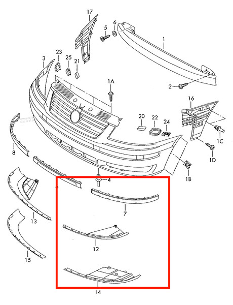 Спойлер бапмера левый бампера Volkswagen Sharan 2.8 2003 2.8 Бензин 