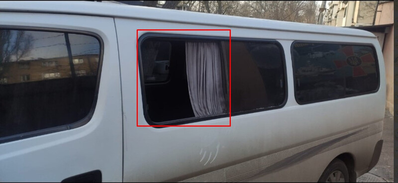 Стекло пер левое Nissan Urvan  2007 Одесса