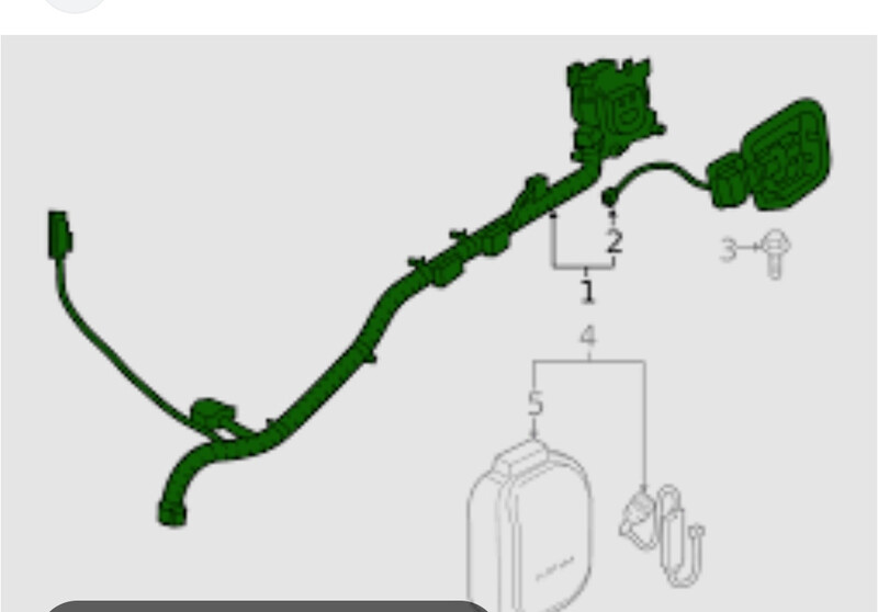 Порт зарядки в левом крыле Kia Niro  2020 хетчбек 1.6 Гибрид 