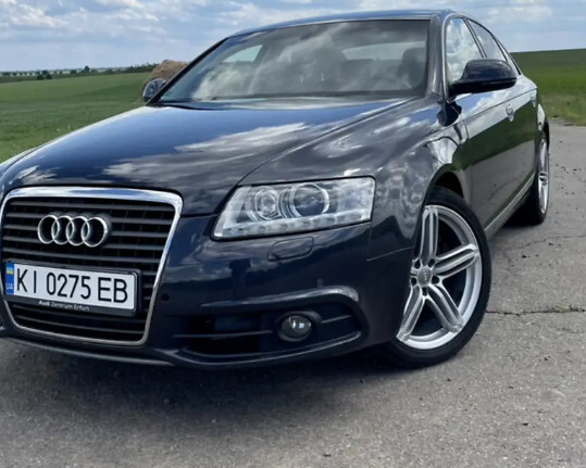 Решетка бампера переднего левая Audi A6  2011 3.0 Дизель Белая Церковь