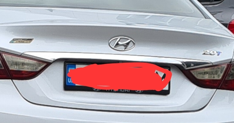 Молдинг кришки багажника Hyundai Sonata 6  2012 