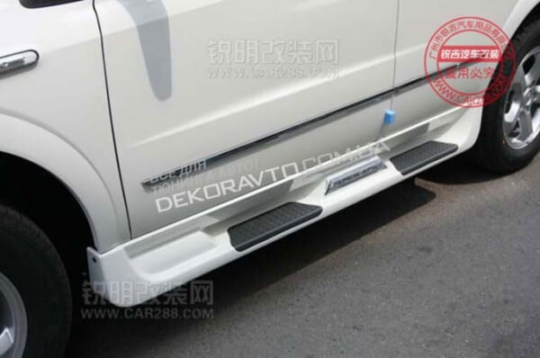 Пороги боковые пластик kidle SSangYong Actyon  2012 2.0 Дизель Киев