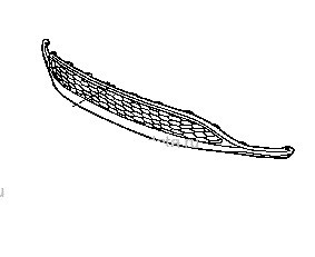 Накладка бампера 71102-SMG-E10   Honda Civic