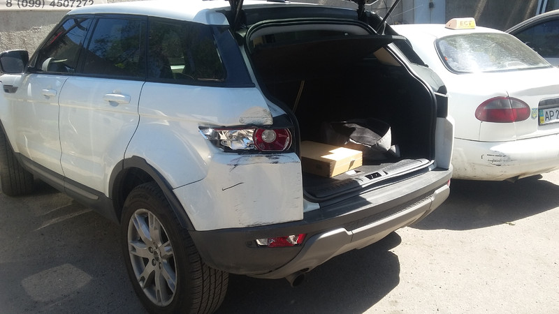 Бампер задний Land Rover Range Rover Evoque  2012 2.2 Бензин Запорожье