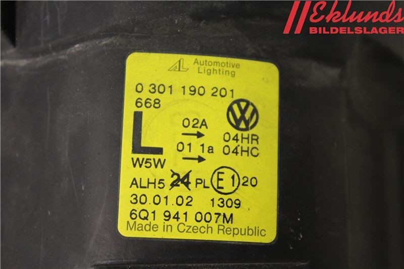 Основна фара у зборі 6Q1941007M   Volkswagen Polo