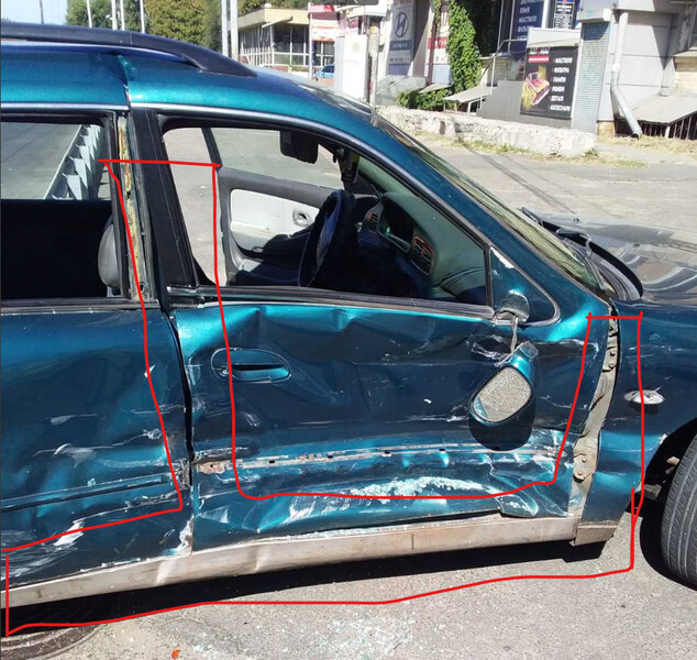 Порог со стойками Kia Clarus  1997 2.0 Бензин Хмельницкий