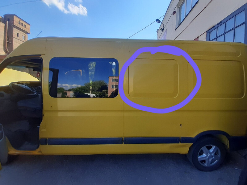 Скло бічне Renault Master 2007 р.  2.5 л дизель Луцьк