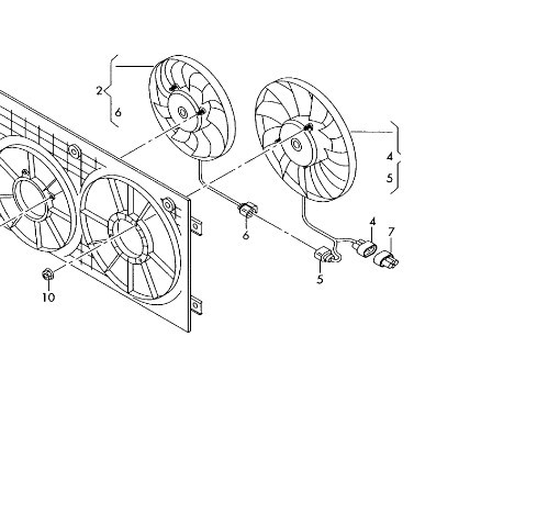 Крыльчатка вентилятора кондиционера 1K0959455EA   Seat Leon, Skoda Octavia, Skoda Octavia A5, Skoda Superb, Volkswagen Caddy, Volkswagen Golf, Volkswagen Golf Plus, Volkswagen Jetta, Volkswagen Passat, Volkswagen Touran