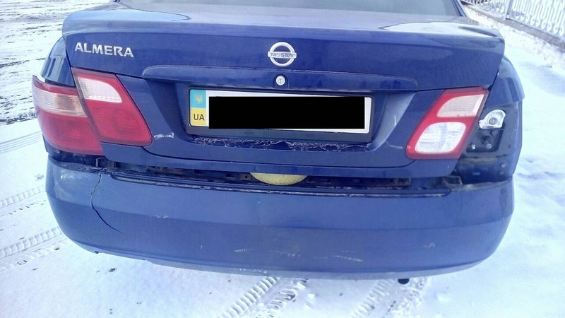 Бампер задний 85022BN800   Nissan Almera