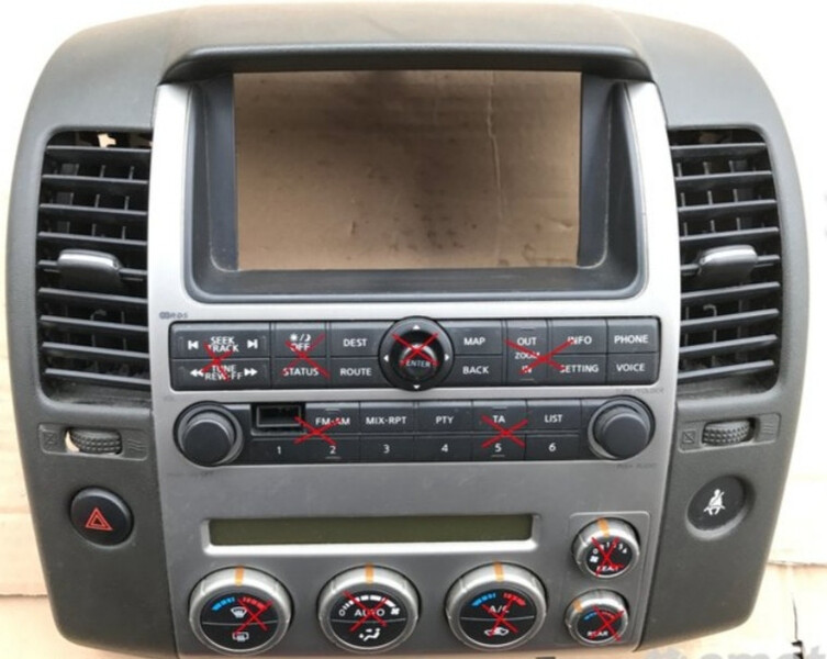 Рамка центральной консоли Nissan Pathfinder R51  2005 2.5 Дизель Киев