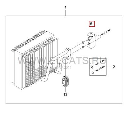 Терморегулюючий вентиль Chevrolet Epica  2007 2.5 Бензин 