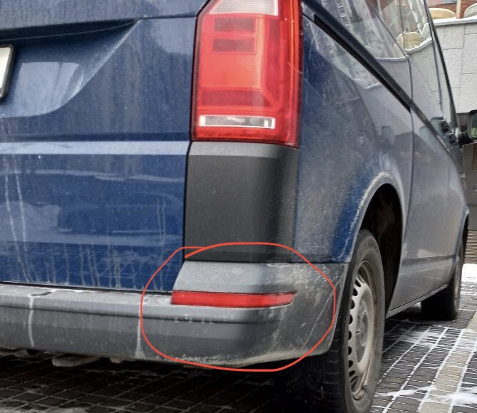 Отражатель задний правый Volkswagen T6 (Transporter)  2018 2.0 Дизель Киев